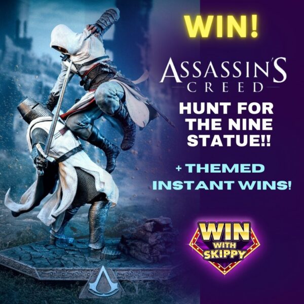 Win! PureArts! Assassin's Creed Hunt for the Nine + Themed Instant Wins!