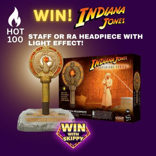 HOT 100! WIN! OFFICIALLY LICENSED INDIANA JONES STAFF OF RA HEADPIECE WITH LIGHT EFFECT!! MAX. 100 ENTRIES!