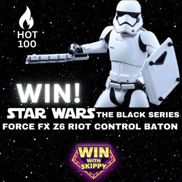 HOT 100! WIN! STARWARS BLACK SERIES -  Force Riot Control Baton with vibrating motor and sound!! MAX. 100 ENTRIES!