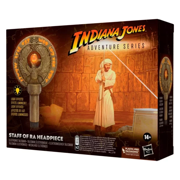 HOT 100! WIN! OFFICIALLY LICENSED INDIANA JONES STAFF OF RA HEADPIECE WITH LIGHT EFFECT!! MAX. 100 ENTRIES! - Image 3