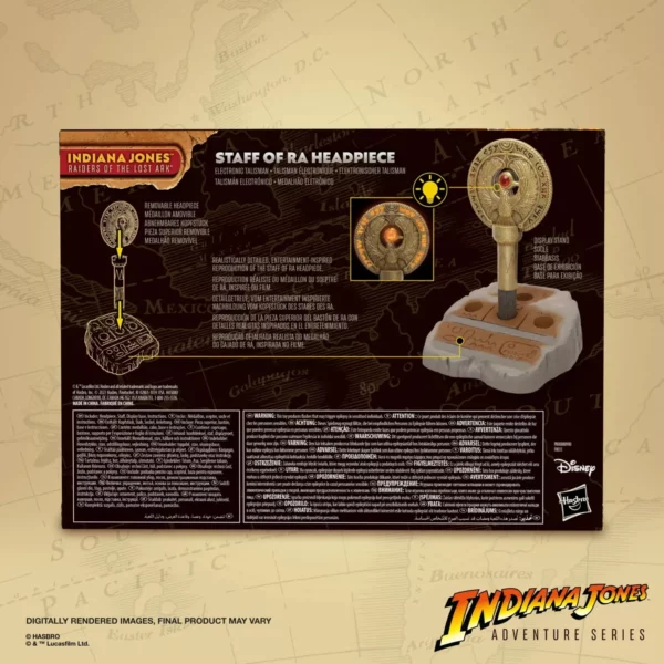 HOT 100! WIN! OFFICIALLY LICENSED INDIANA JONES STAFF OF RA HEADPIECE WITH LIGHT EFFECT!! MAX. 100 ENTRIES! - Image 4