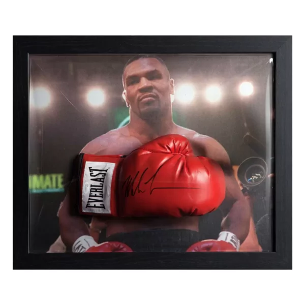 Win! Mike Tyson Signed Framed Everlast Boxing Glove with Certificate of Authenticity! - Image 2