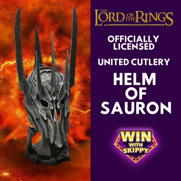 Win! Officially Licensed United Cutlery Lord of The Rings Helm of Sauron!