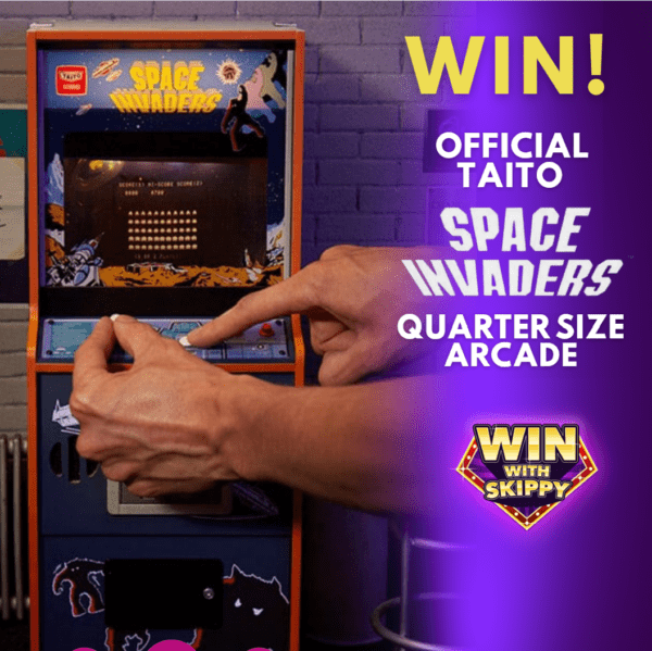 Win! Official Taito Space Invaders Quarter Size Arcade!