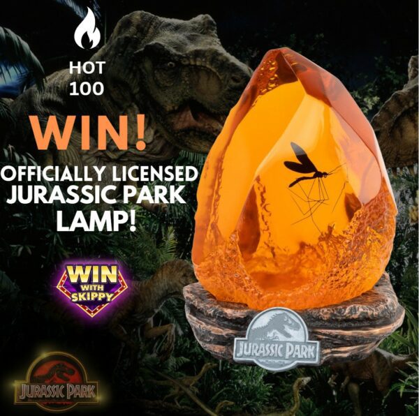 HOT 100! WIN! Officially Licensed Jurassic Park Lamp!