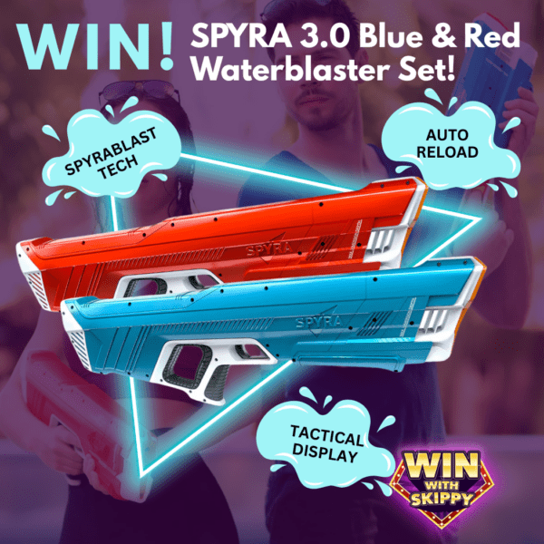WIN! SPYRA 3.0 WATERBLASTER SET!