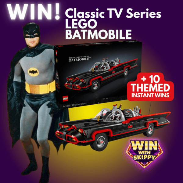 WIN! The Classic 1966 TV Series Lego Batmobile + 10 Instant Wins!