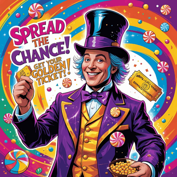 GOLDEN TICKET #3 ! Get £30 worth of entries for £20!