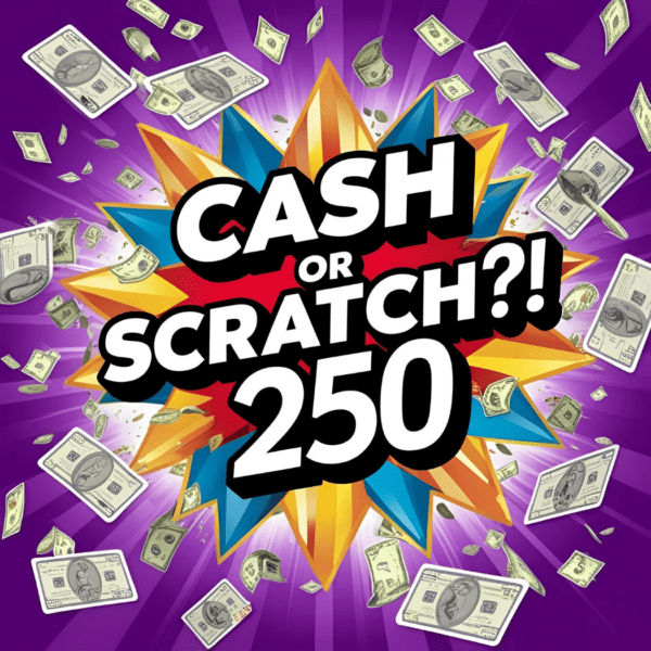 CASH OR SCRATCH?! WIN! £250 of Scratchcards OR £250 Tax Free Cash!