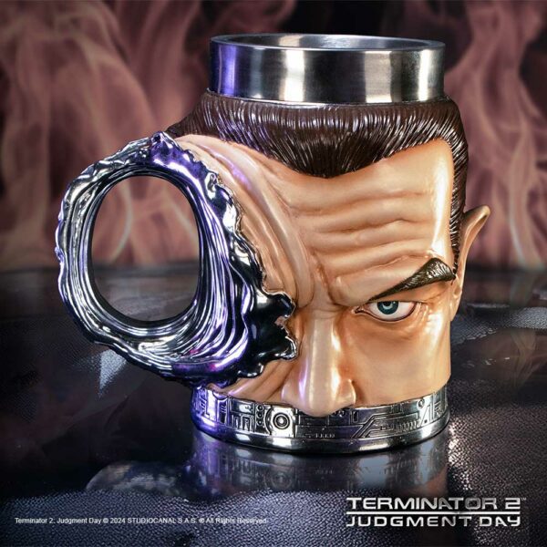 HOT 100! WIN! Pair Of Officially Licensed Terminator 2 Tankards - Image 2