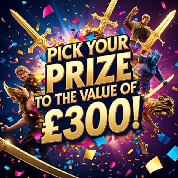 WIN! Pick A Prize Gold Bonus Ball#49 Choose A Prize Up To £300! Max. 59 Entries - Best Odds On The Site!