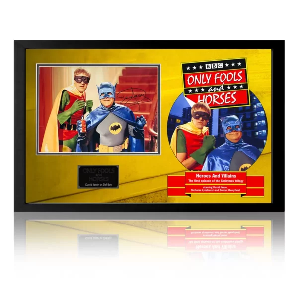 EARLY BIRD NOW ON!! WIN! David Jason Signed Only Fools & Horses, displayed in Iconic Frame w/COA - Image 2