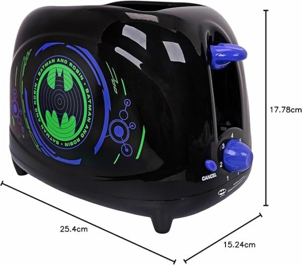 HOT 100! DC Comics BATMAN & JOKER Toaster & Waffle Maker Set! Bring a little DC Comics fun to every meal! - Image 6