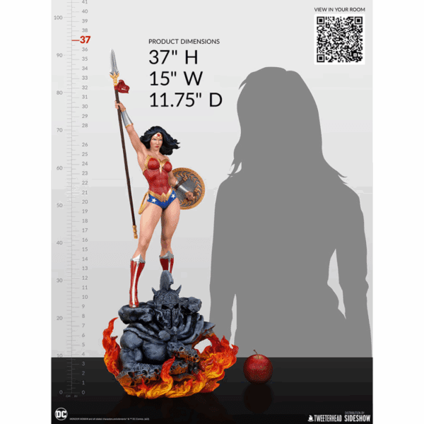 WIN! Tweeterhead OFFICIALLY LICENSED DC Comic Maquette Wonder Woman 1/4 Scale Statue! - Image 9