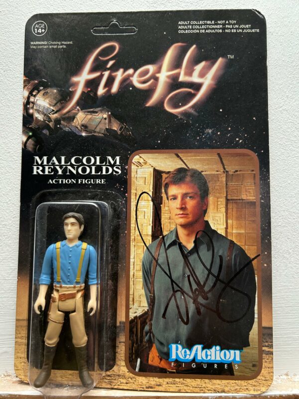 Firefly Malcom Reynolds Signed by Nathan Fillion himself! - Image 4
