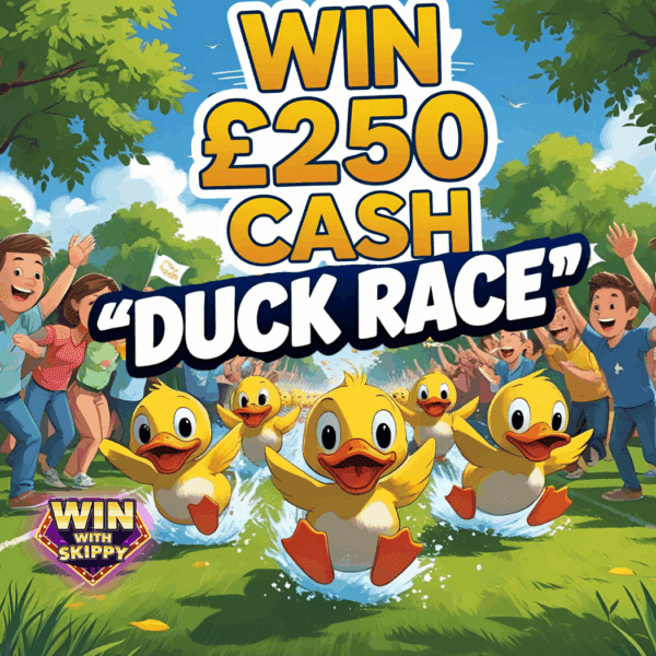 WIN! £250 Tax Free Cash in the Ultimate Duck Race!