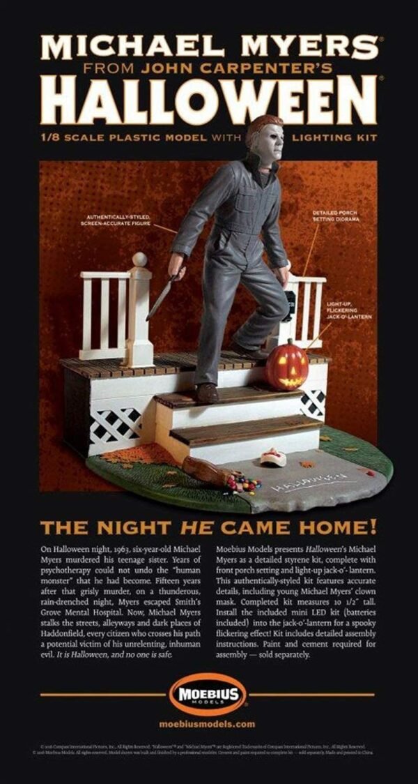 HOT 100! Win! Mars Attack and Halloween Michael Myers 1:8 Scale Moebius Model figures kit! - Image 4