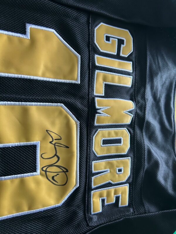 Happy Gilmore! Win SWAU Authenticated Hand Signed Adam Sandler Happy Gilmore Framed Hockey Jersey! - Image 2