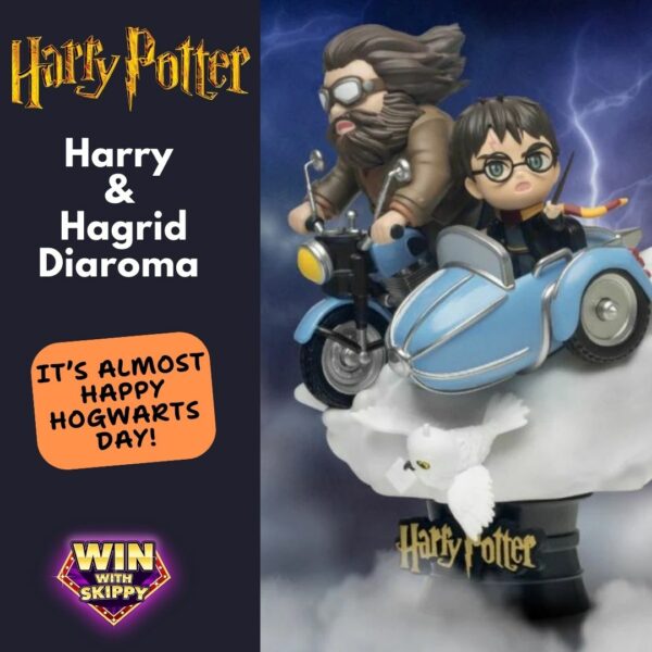 Hot🔥100: Its almost HAPPY HOGWARTS DAY! Officially Licensed Harry Potter Harry & Hagrid Diorama!