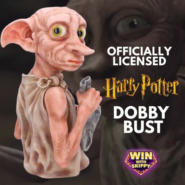 Win! Celebrate the magic on Happy Hogwarts day with this Officially Licensed Harry Potter Dobby Bust!