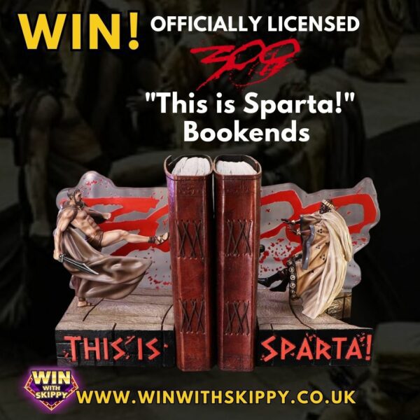 HOT 100!  Win! Officially Licensed "This. Is. Sparta!" Battle Bookends