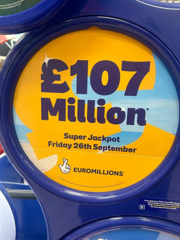 £107 MILLION EUROMILLIONS SUPERDRAW! Win £100 of Lucky Dips for less than you can buy ONE!
