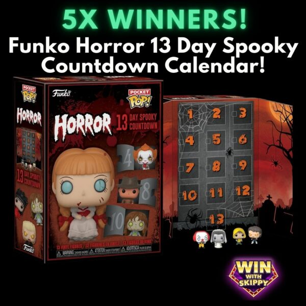 5x Winners!! Win a Funko Pop Spooky Countdown Calendar with Horro Legends lurking behind 13 doors!! 👻