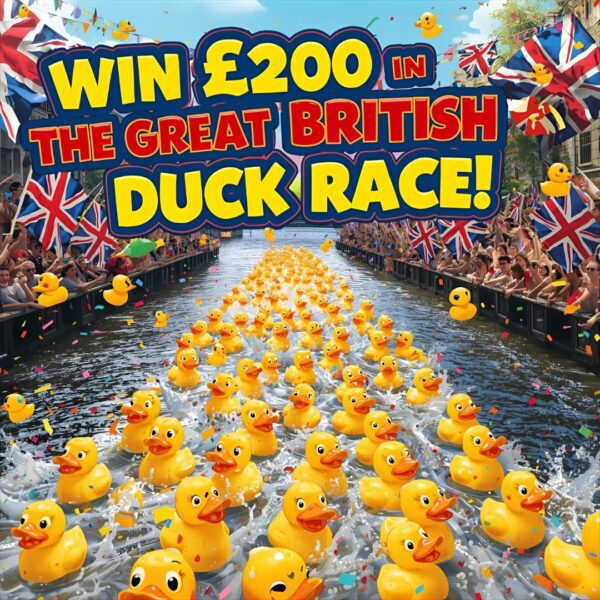 WIN! £200 Tax Free Cash in The Great British Duck Race!