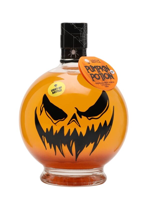 HOT 100! Halloween Time! Illuminated "Pumpkin Potion" Vodka Liqueur - Image 2