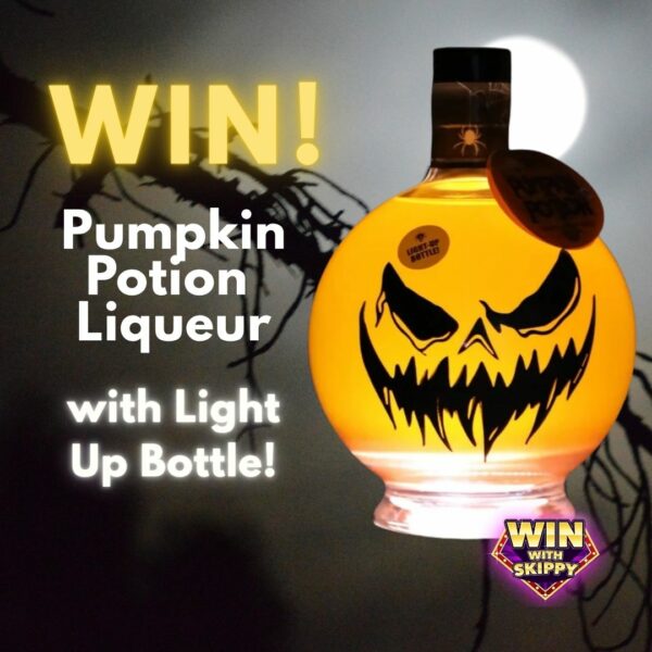 HOT 100! Halloween Time! Illuminated "Pumpkin Potion" Vodka Liqueur