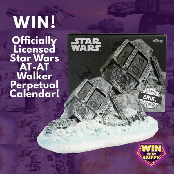 Win an Officially Licensed Star Wars AT-AT Walker Perpetual Calendar!