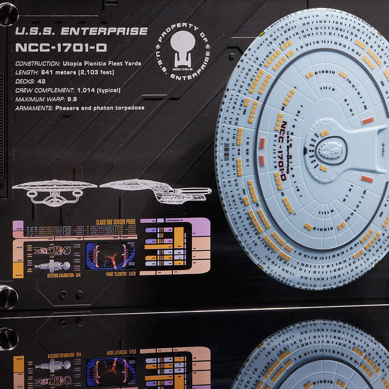 🖖 Win! USS Enterprise NCC-1701-D Plaque – Star Trek Collector Display - Image 7