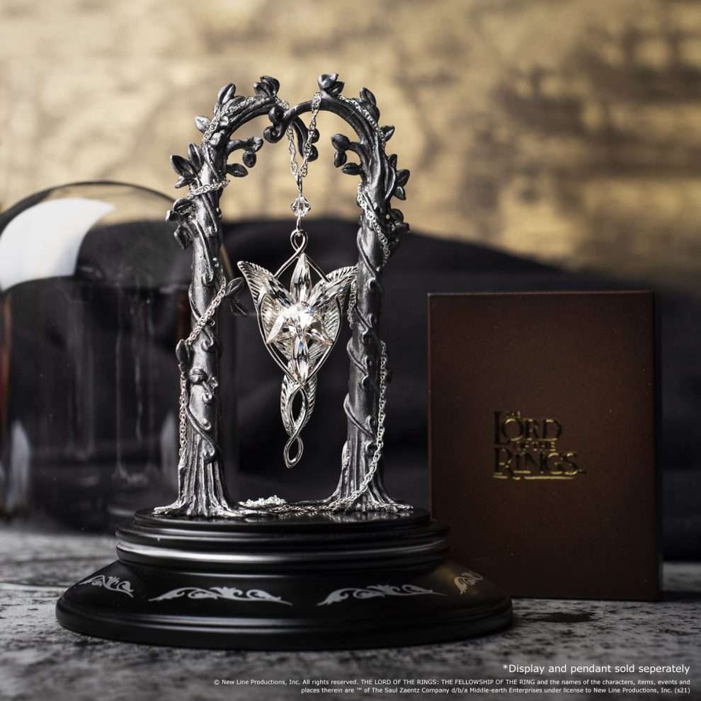 YOU SURVIVED JANUARY! YOU DESERVE 25% OFF! ♥ Epic Love Moments! Valentines Special! The Officially Licensed Arwen Evenstar Pendant Display because some love bridge worlds, lifetimes, and immortality itself. - Image 2