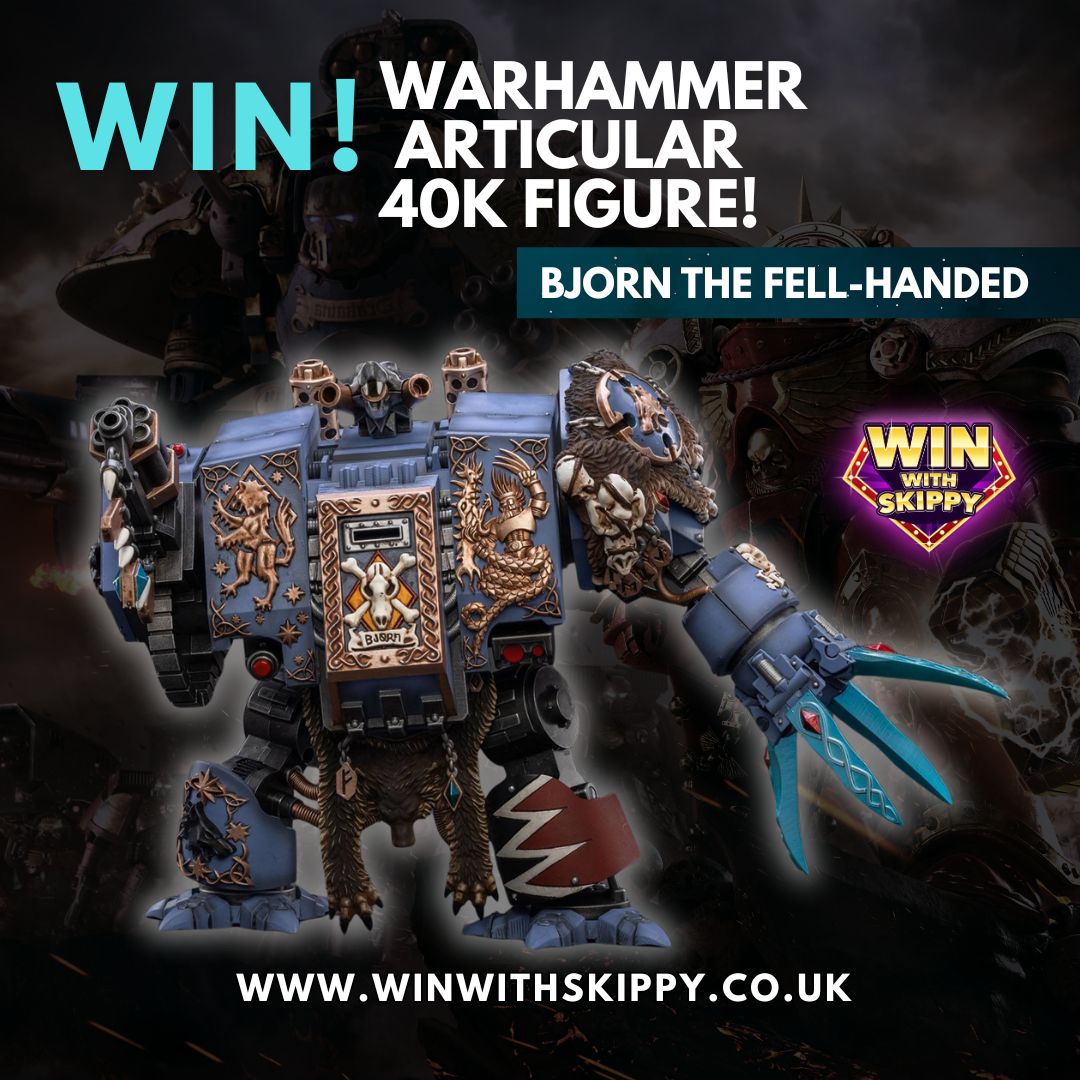 YOU SURVIVED JANUARY! YOU DESERVE 25% OFF!๐บโ๏ธ Win the Warhammer 40,000 Bjorn the Fell-Handed Articulated Figure