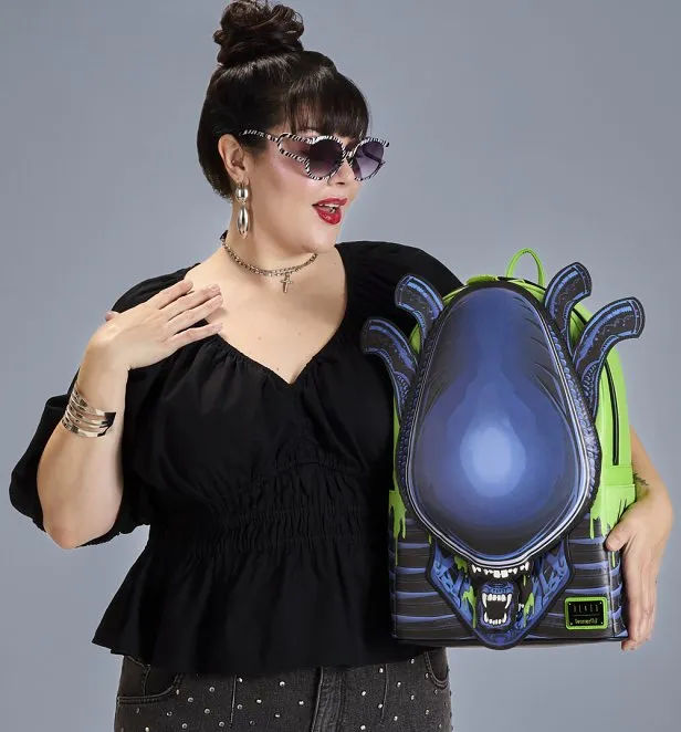 HOT 100 🛸💚 WIN! Loungefly Alien Full-Size Backpack - Image 3
