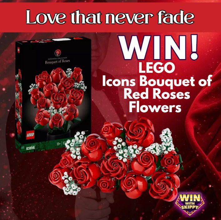 YOU SURVIVED JANUARY! YOU DESERVE 25% OFF! LEGO Red Rose Bouquet! Everlasting Love (or never needing to buy her flowers again!)