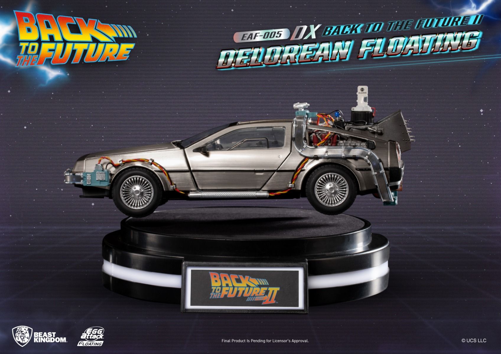 20% Eager Beaver Discount! WIN! Officially Licensed Back to the Future - Flying DeLorean with magnetic levitation technology! - Image 2