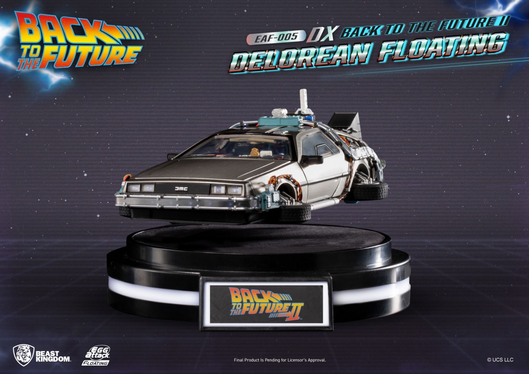 20% Eager Beaver Discount! WIN! Officially Licensed Back to the Future - Flying DeLorean with magnetic levitation technology! - Image 3