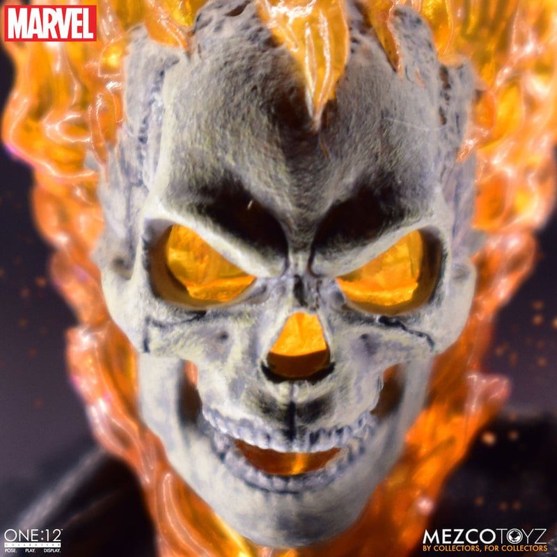 Feel the Burn 🔥WIN! Marvel Ghost Rider & Hell Cycle 🔥Official Mezco 1:12 Collectible! - Image 18