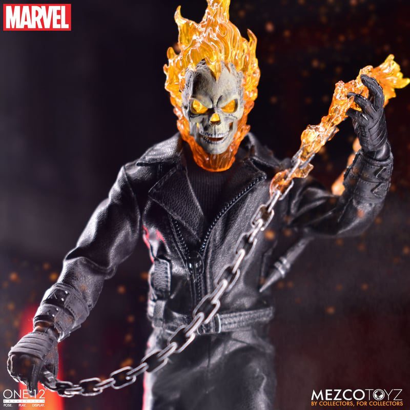 Feel the Burn 🔥WIN! Marvel Ghost Rider & Hell Cycle 🔥Official Mezco 1:12 Collectible! - Image 14