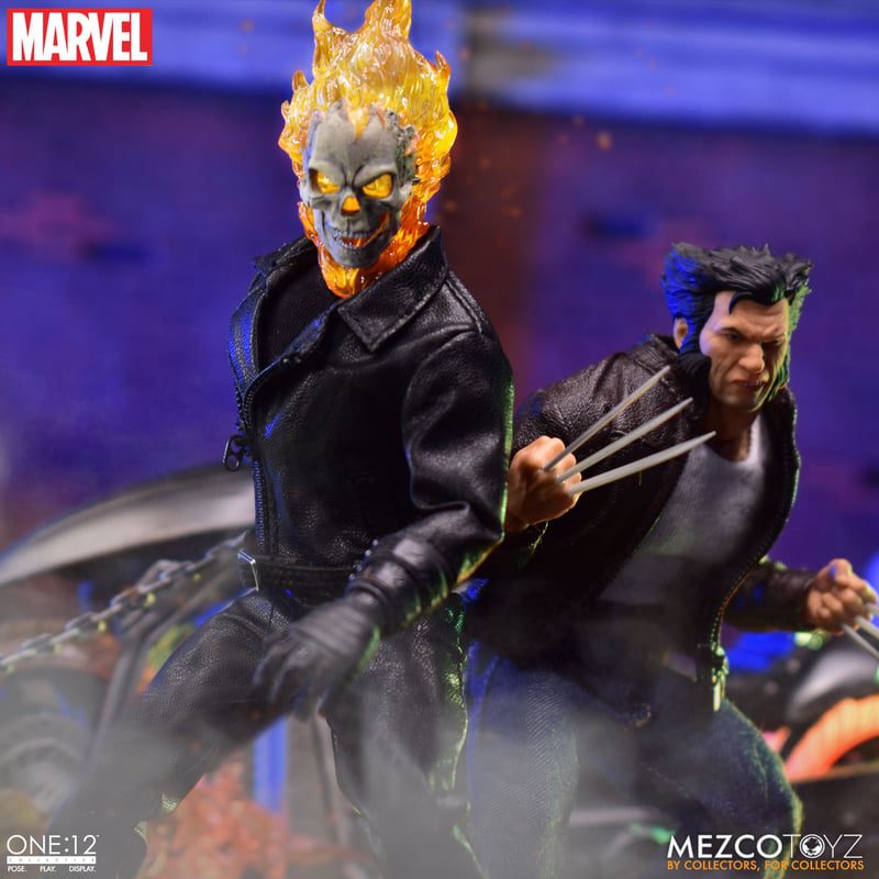 Feel the Burn 🔥WIN! Marvel Ghost Rider & Hell Cycle 🔥Official Mezco 1:12 Collectible! - Image 11