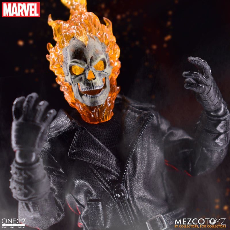 Feel the Burn 🔥WIN! Marvel Ghost Rider & Hell Cycle 🔥Official Mezco 1:12 Collectible! - Image 8