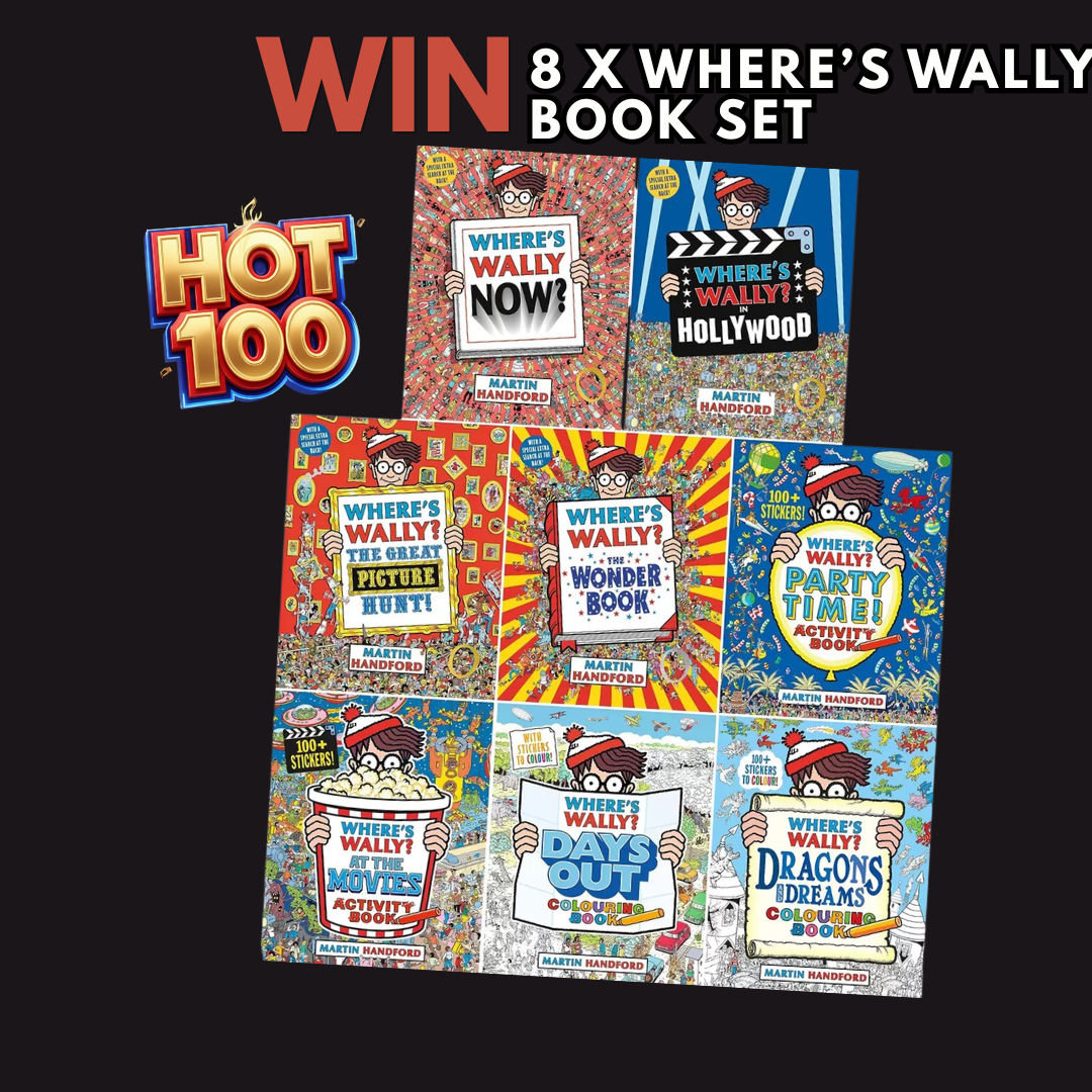 HOT 100! WIN 8-Book Where’s Wally? Activity Set